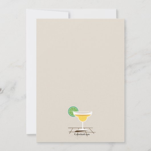 おもしろいの招待状のためのレシピ 招待状 (裏面)