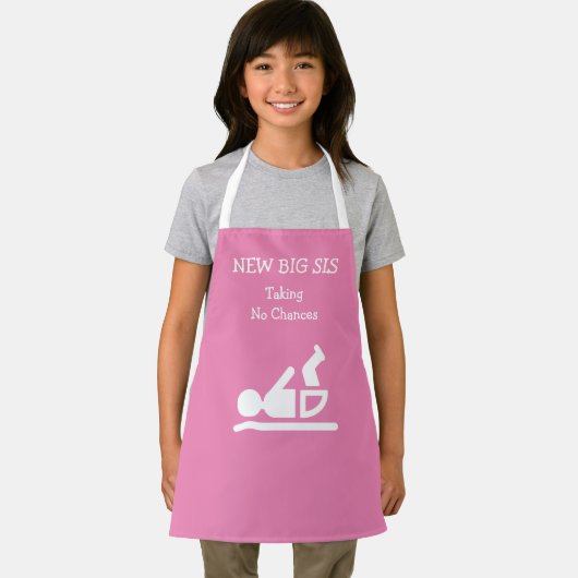 おもしろいの新しい大きな姉はチャンスなしおむつ変更 エプロン (インサイチュ)