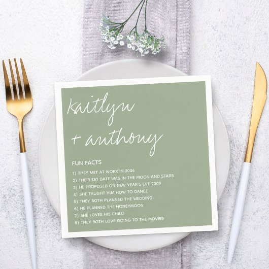 おもしろいの新婚に関すモダンる事実 スタンダードカクテルナプキン