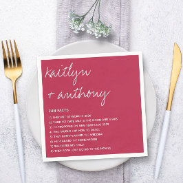 おもしろいの新婚に関すモダンる事実 スタンダードカクテルナプキン