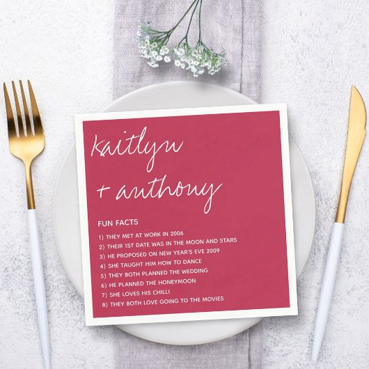 おもしろいの新婚に関すモダンる事実 スタンダードカクテルナプキン