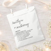 おもしろいの新婚に関すモダンる事実 フェイバーバッグ (クリップ留めされた状態)