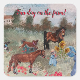 おもしろいの日 スクエアシール