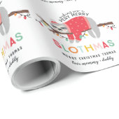 おもしろいの明るい怠惰のクリスマス ラッピングペーパー (ロールコーナー)