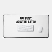 おもしろいの最初の姦淫 デスクマット (キーボード&マウス)