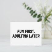 おもしろいの最初の姦淫 ポストカード (スタンド正面)