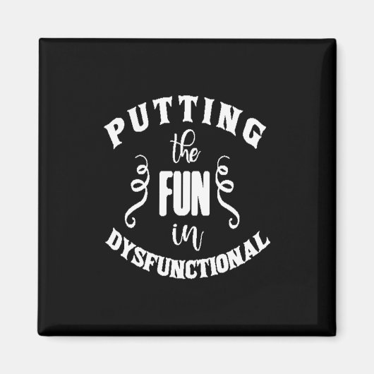 おもしろいの機能不全 マグネット (正面)