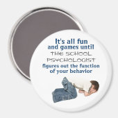 おもしろいの機能的行動分析への適用 マグネット (正面/裏面)