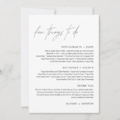 おもしろいの歓迎の手紙結婚を書く 招待状 (正面)