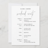 おもしろいの歓迎の手紙結婚を書く 招待状 (裏面)