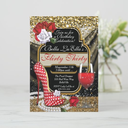 おもしろいの気のあるそぶりをしたなバースデーパーティ招待状 招待状 (スタンド正面)