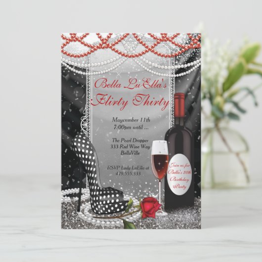 おもしろいの気のあるそぶりをしたなバースデーパーティ招待状 招待状 (スタンド正面)