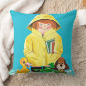 おもしろいの水溜 クッション (ブランケット)