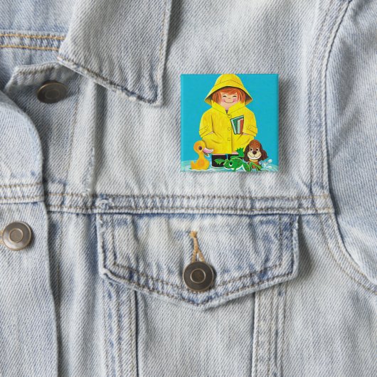 おもしろいの水溜 缶バッジ (インサイチュ)