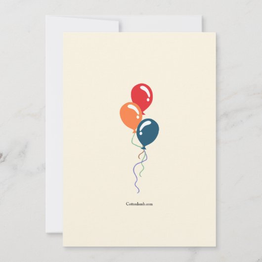 おもしろいの活動の招待状 招待状 (裏面)