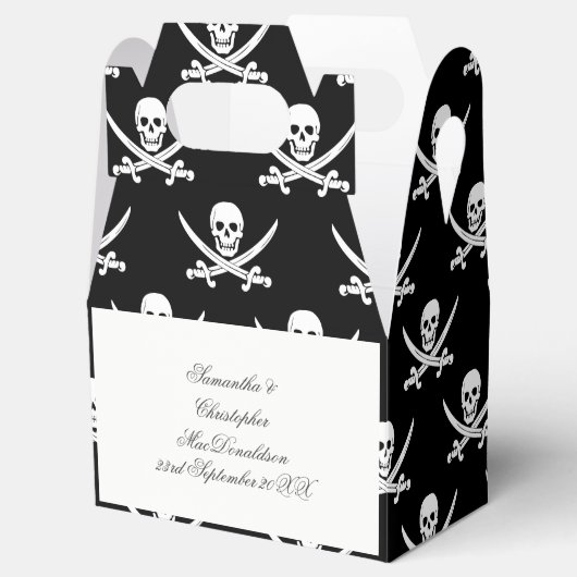 おもしろいの海賊結婚旗 フェイバーボックス (オープン)