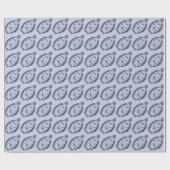 おもしろいの深海の魚がライトパープル ラッピングペーパー (フラット)