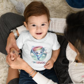 おもしろいの渦 – よくはしゃぐ Tiny Tornado Kids ベビーTシャツ