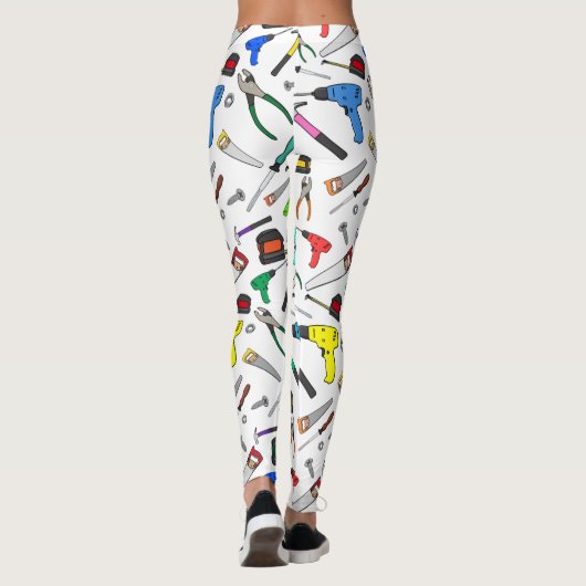 おもしろいの漫画はハードウェアイラストレーションパターンに用具を使います レギンス (裏面)