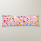 おもしろいの漫画パターンピンク ボディピロー (裏面)