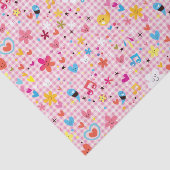 おもしろいの漫画パターンピンク 薄葉紙 (詳細)