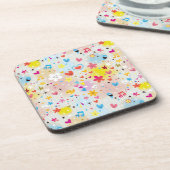 おもしろいの漫画パターン コースター (左側)