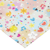 おもしろいの漫画パターン ショートテーブルランナー (コーナー)