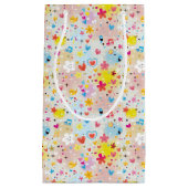 おもしろいの漫画パターン スモールペーパーバッグ (正面)