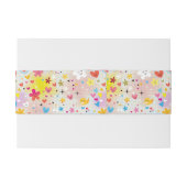 おもしろいの漫画パターン 招待状ベリーバンド (裏面例)