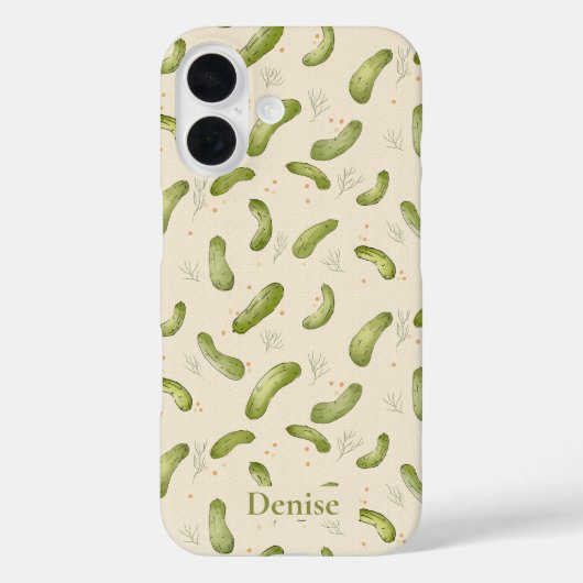 おもしろいの漬物パターン Case-Mate iPhoneケース (裏面)