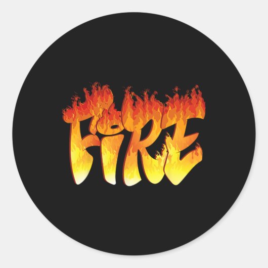 おもしろいの火と氷の衣装ハロウィンファミリーマッチング ラウンドシール (正面)