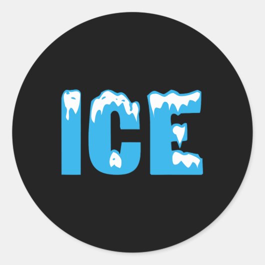 おもしろいの火と氷の衣装ハロウィンファミリーマッチング ラウンドシール (正面)