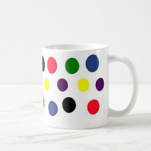 おもしろいの点のマグ コーヒーマグカップ