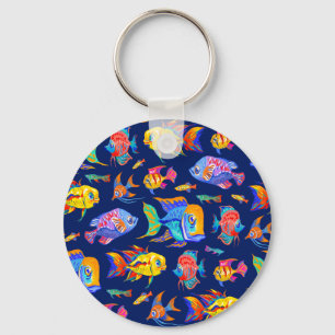 おもしろいの熱帯魚 キーホルダー