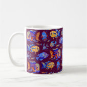 おもしろいの熱帯魚 コーヒーマグカップ (左)