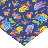 おもしろいの熱帯魚 ショートテーブルランナー (コーナー)