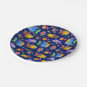 おもしろいの熱帯魚 ペーパープレート (アングル)