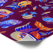 おもしろいの熱帯魚 ポスター (角)