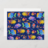 おもしろいの熱帯魚 ポストカード (正面/裏面)