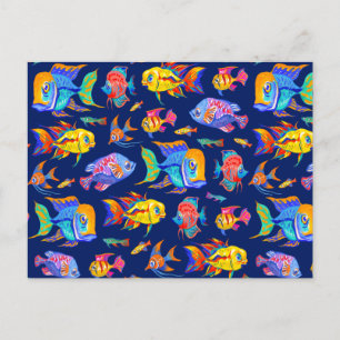 おもしろいの熱帯魚 ポストカード