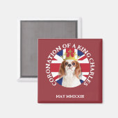 おもしろいの王チャールズスパニエル犬 マグネット (正面/裏面)