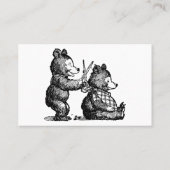 おもしろいの理容師の名刺 名刺 (裏面)