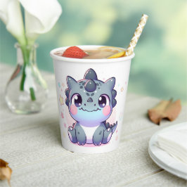 おもしろいの甘い恐竜の赤ちゃんシャワー 紙コップ