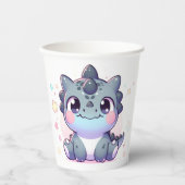 おもしろいの甘い恐竜の赤ちゃんシャワー 紙コップ (正面)