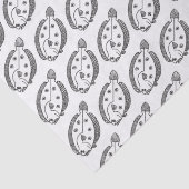 おもしろいの白黒魚 薄葉紙 (詳細)