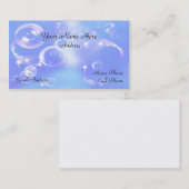 おもしろいの石鹸の泡の名刺 名刺 (正面/裏面)