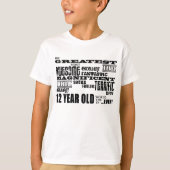 おもしろいの第12誕生会のすばらしい12歳児 Tシャツ (正面)