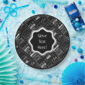 おもしろいの第18誕生会のパーソナライズなモノグラム ペーパープレート (パーティー)