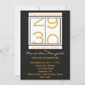 おもしろいの第30誕生日のパーティの招待状 招待状 (正面)