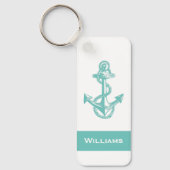 おもしろいの素朴な航海の、名前のいかり |キーチェーン キーホルダー (正面)